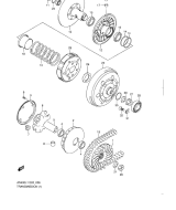 SUZUKI, AN 400 A Burgman L1, GETRIEBE 1