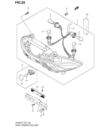 SUZUKI, AN 400 ZA Burgman L0, KOMBINATIONSLAMPE HINTEN