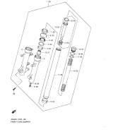 SUZUKI, AN 400 ZA Burgman L1, FRONT DAEMPFER E19