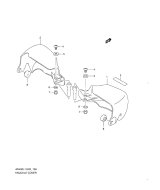 SUZUKI, AN 400 ZA Burgman L1, FINGER VERKLEIDUNG E19