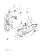 SUZUKI, AN 400 ZA Burgman L1, FRONT SCHEINWERFER E19