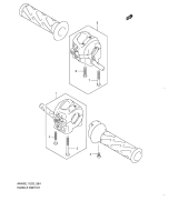 SUZUKI, AN 400 ZA Burgman L1, GRIFFSCHALTER E19