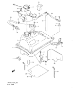 SUZUKI, AN 400 ZA Burgman L1, TREIBSTOFF TANK E19
