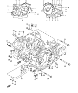 SUZUKI, VS 800 GL Intruder P, KURBELGEHAEUSE