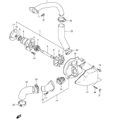 SUZUKI, VS 800 GL Intruder P, WASSER PUMPE