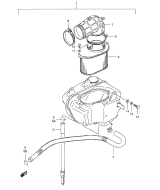 SUZUKI, VS 800 GL Intruder P, LUFTFILTER REAR