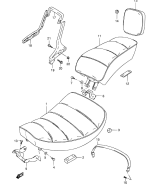 SUZUKI, VS 800 GL Intruder P, SITZ