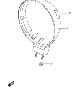 SUZUKI, VS 800 GL Intruder P, SCHEINWERFERGEHAEUSE