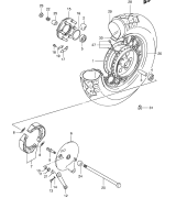 SUZUKI, VS 800 GL Intruder P, HINTERRAD