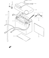 SUZUKI, VS 800 GL Intruder P, BATTERIE