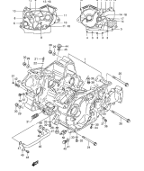 SUZUKI, VS 800 GL Intruder Y, KURBELGEHAEUSE