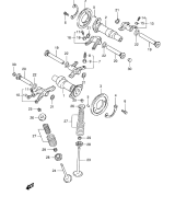 SUZUKI, VS 800 GL Intruder Y, NOCKENWELLE VENTIL