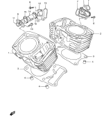 SUZUKI, VS 800 GL Intruder Y, ZYLINDER