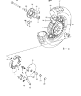 SUZUKI, VS 800 GL Intruder Y, HINTERRAD