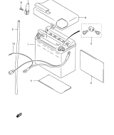 SUZUKI, VS 800 GL Intruder Y, BATTERIE