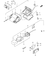 SUZUKI, VS 800 GL Intruder Y, KOMBINATIONSLAMPE HINTEN