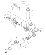 SUZUKI, VX 800 M, WASSER PUMPE
