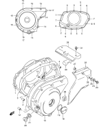 SUZUKI, VX 800 M, KURBELGEHAEUSE ABDECKUNG