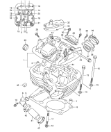 SUZUKI, VX 800 M, ZYLINDER KOPF (REAR)