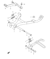 SUZUKI, VX 800 M, STAENDER HINTERE BREMSE