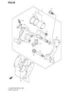 SUZUKI, LTA 750 XP US King Quad K9, FRONT BREMSSATTEL