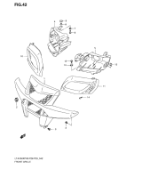 SUZUKI, LTA 750 XP US King Quad K9, FRONT GRILL