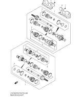 SUZUKI, LTA 750 XP US King Quad K9, HINTERE ANTRIEBSWELLE