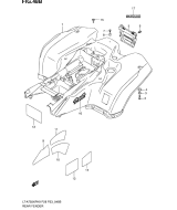 SUZUKI, LTA 750 XP US King Quad K9, HINTERER KOTFLUEGEL XPZ K9