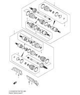 SUZUKI, LTA 750 XP US King Quad K9, ANTRIEBSWELLE