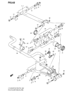 SUZUKI, LTA 750 XP US King Quad K9, HINTERER SCHWINGARM