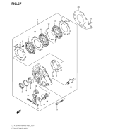 SUZUKI, LTA 750 XP US King Quad K9, HINTERE BREMSE