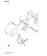 SUZUKI, LTA 750 XP US King Quad K9, GRIFFABDECKUNG XP K9