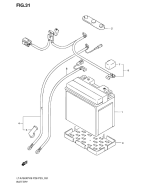 SUZUKI, LTA 750 XP US King Quad K9, BATTERIE