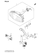 SUZUKI, LTA 750 XP US King Quad K9, KOMBINATIONSLAMPE HINTEN P28