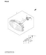 SUZUKI, LTA 750 XP US King Quad K9, KOMBINATIONSLAMPE HINTEN P33