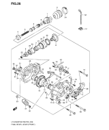 SUZUKI, LTA 750 XP US King Quad K9, KEGELRADGETRIEBE FRONT