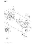 SUZUKI, LTA 750 XP US King Quad K9, WASSER PUMPE