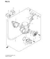 SUZUKI, LTA 750 XP US King Quad K9, DROSSELGEHAEUSE