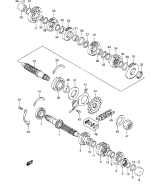 SUZUKI, GSF 650 A Bandit K5, GETRIEBE