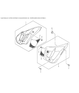 SUZUKI, GSF 650 AK5, RAHMEN ABDECKUNG