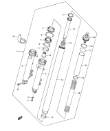 SUZUKI, GSF 650 AK5, FRONT DAEMPFER