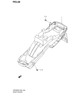 SUZUKI, GSF 650 AK5, HINTERER KOTFLUEGEL
