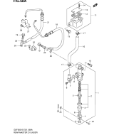 SUZUKI, GSF 650 AK5, HINTERER HAUPTBREMSZYLINDER