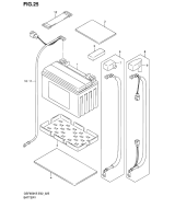 SUZUKI, GSF 650 AK5, BATTERIE