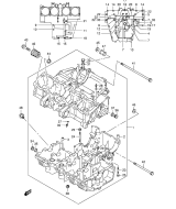 SUZUKI, GSF 650 K6, KURBELGEHAEUSE