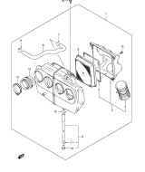SUZUKI, GSF 650 K6, LUFTFILTER