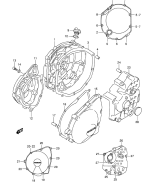 SUZUKI, GSF 650 Bandit K6, KURBELGEHAEUSE ABDECKUNG