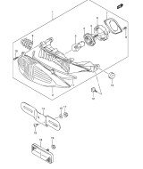 SUZUKI, GSF 650 K6, KOMBINATIONSLAMPE HINTEN