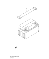 SUZUKI, UE 125 K1/K2, BATTERIE