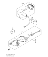 SUZUKI, UE 125 K1/K2, VORDERER BLINKER